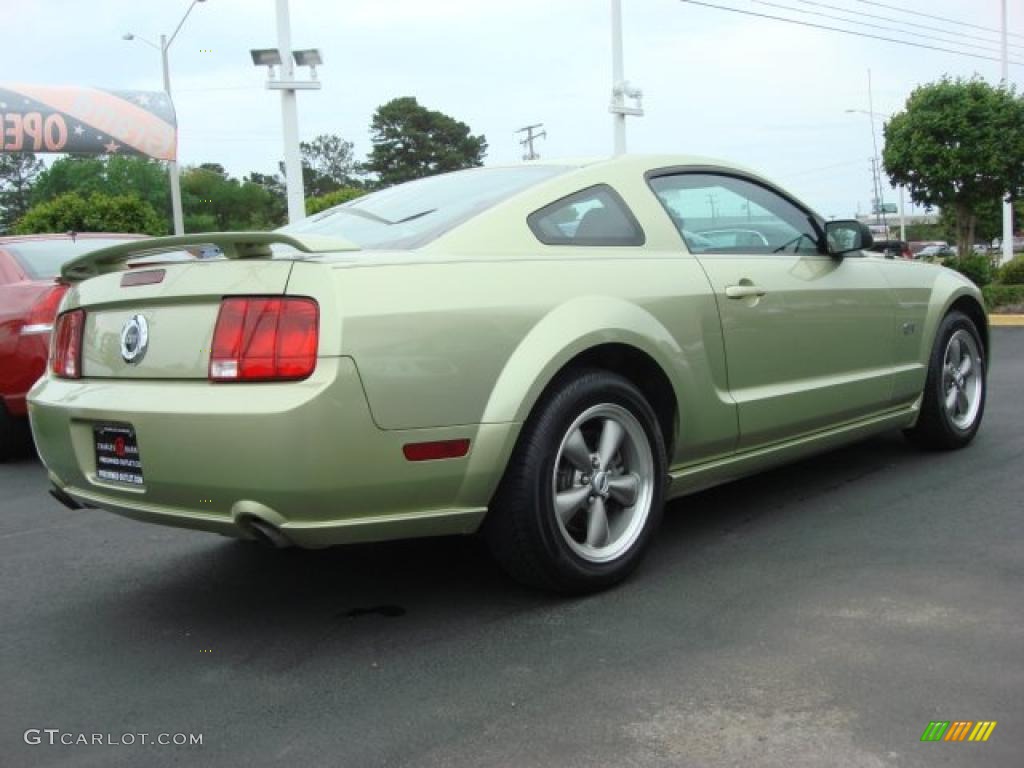 2006 Mustang GT Premium Coupe - Legend Lime Metallic / Dark Charcoal photo #3