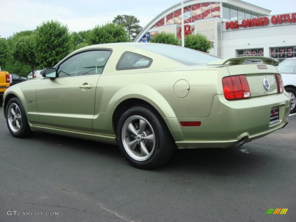 2006 Mustang GT Premium Coupe - Legend Lime Metallic / Dark Charcoal photo #5
