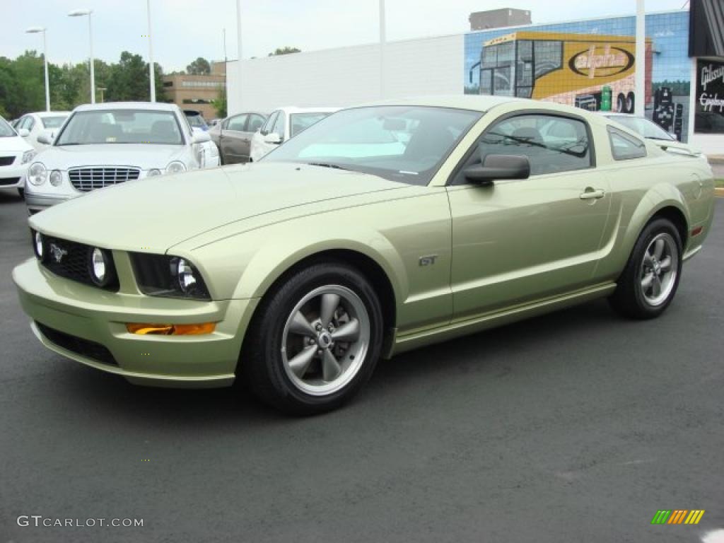 Legend Lime Metallic 2006 Ford Mustang GT Premium Coupe Exterior Photo #48721910