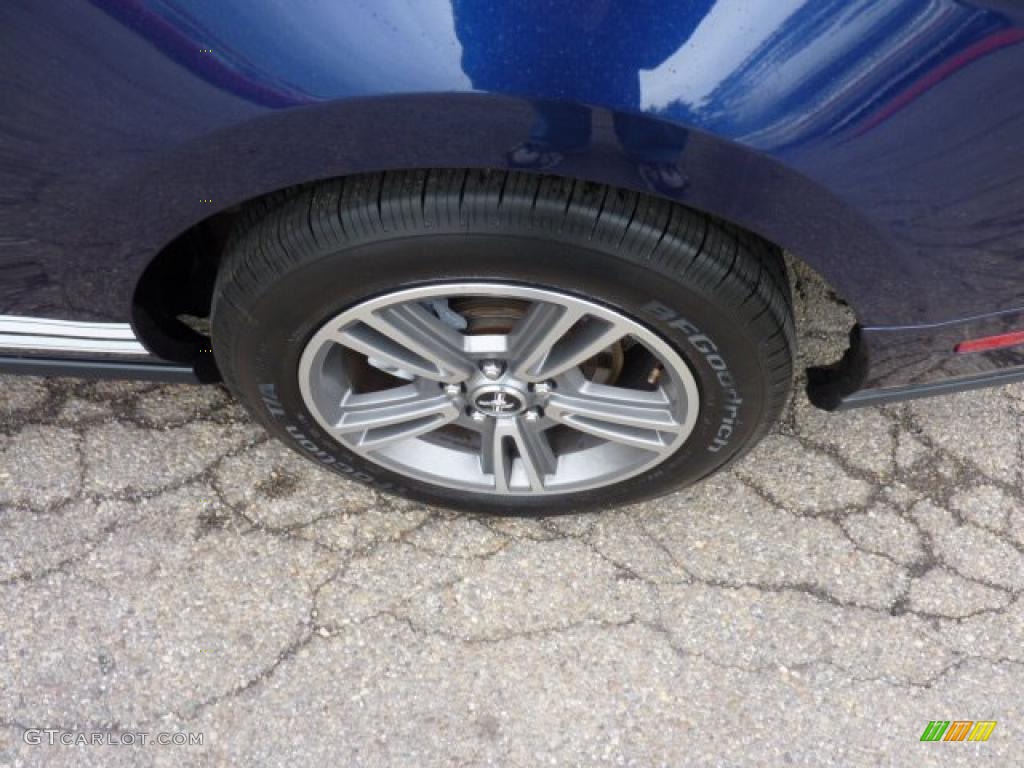 2010 Mustang V6 Premium Convertible - Kona Blue Metallic / Stone photo #9