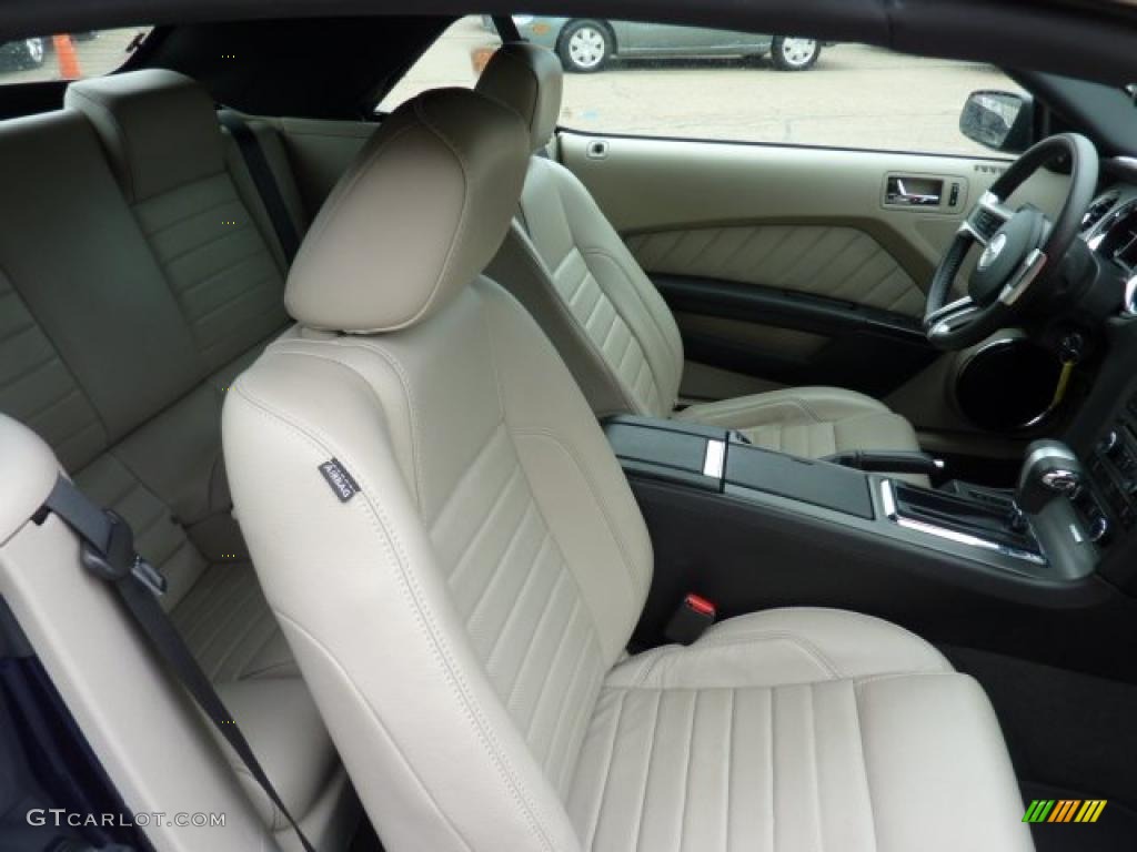 2010 Mustang V6 Premium Convertible - Kona Blue Metallic / Stone photo #15