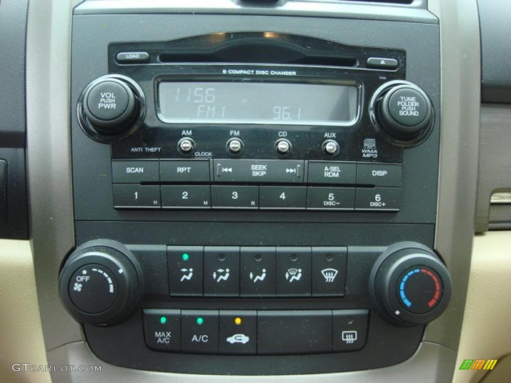2008 CR-V EX 4WD - Nighthawk Black Pearl / Ivory photo #16