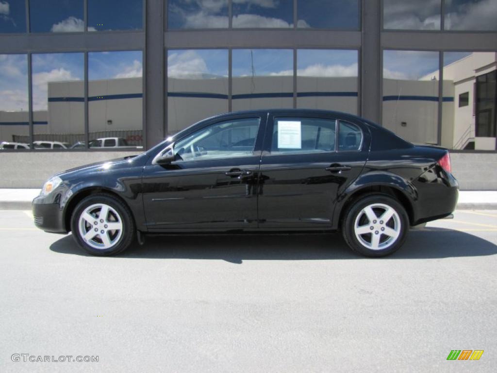 2010 Cobalt LT Sedan - Black / Ebony photo #2