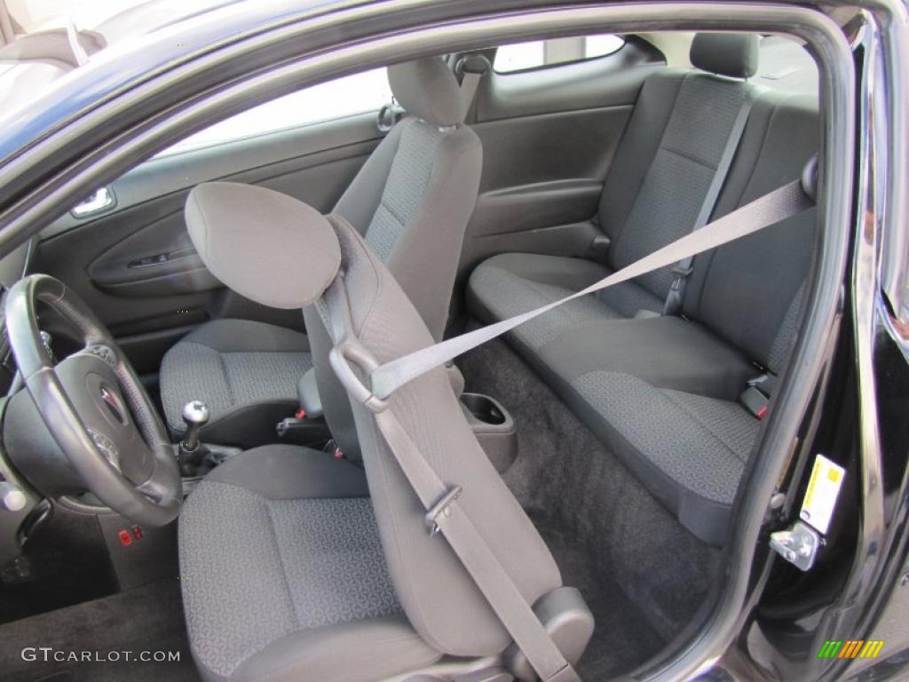 Ebony Interior 2009 Pontiac G5 XFE Photo #48724064