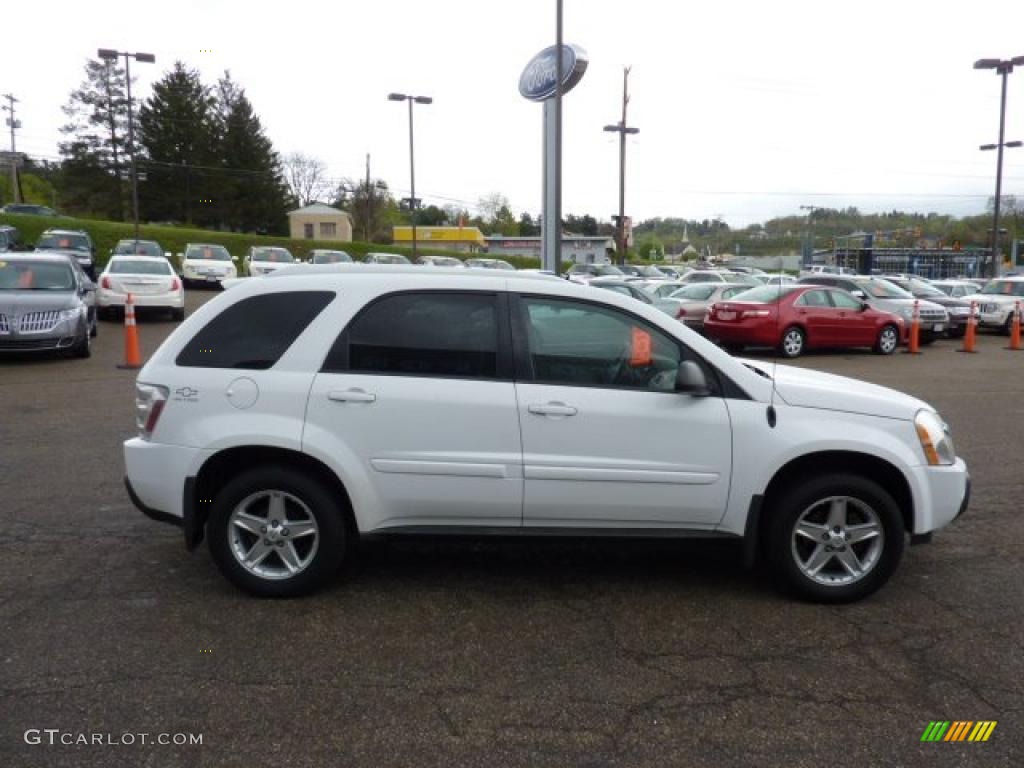 2005 Equinox LT AWD - Summit White / Light Gray photo #4