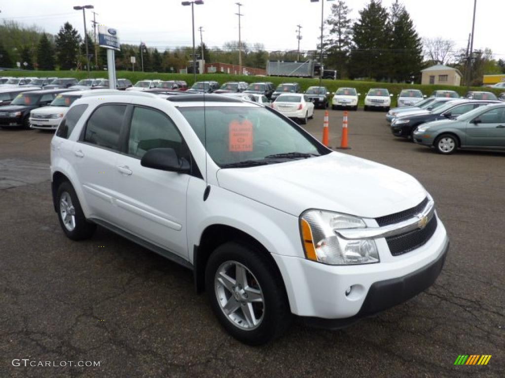 2005 Equinox LT AWD - Summit White / Light Gray photo #5