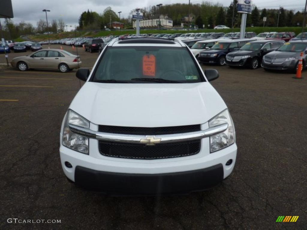 2005 Equinox LT AWD - Summit White / Light Gray photo #6