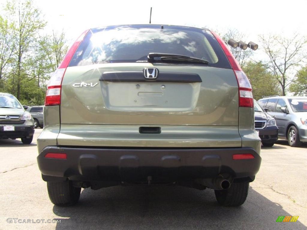 2008 CR-V LX 4WD - Green Tea Metallic / Ivory photo #9