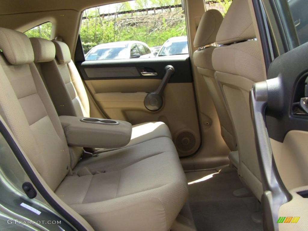 2008 CR-V LX 4WD - Green Tea Metallic / Ivory photo #17