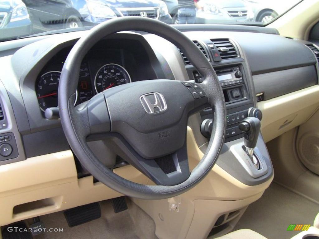 2008 CR-V LX 4WD - Green Tea Metallic / Ivory photo #20