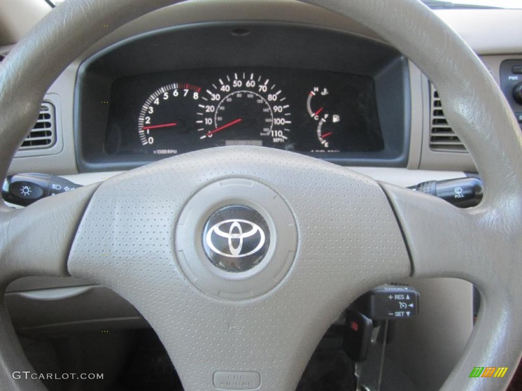 2006 Corolla LE - Desert Sand Mica / Beige photo #24