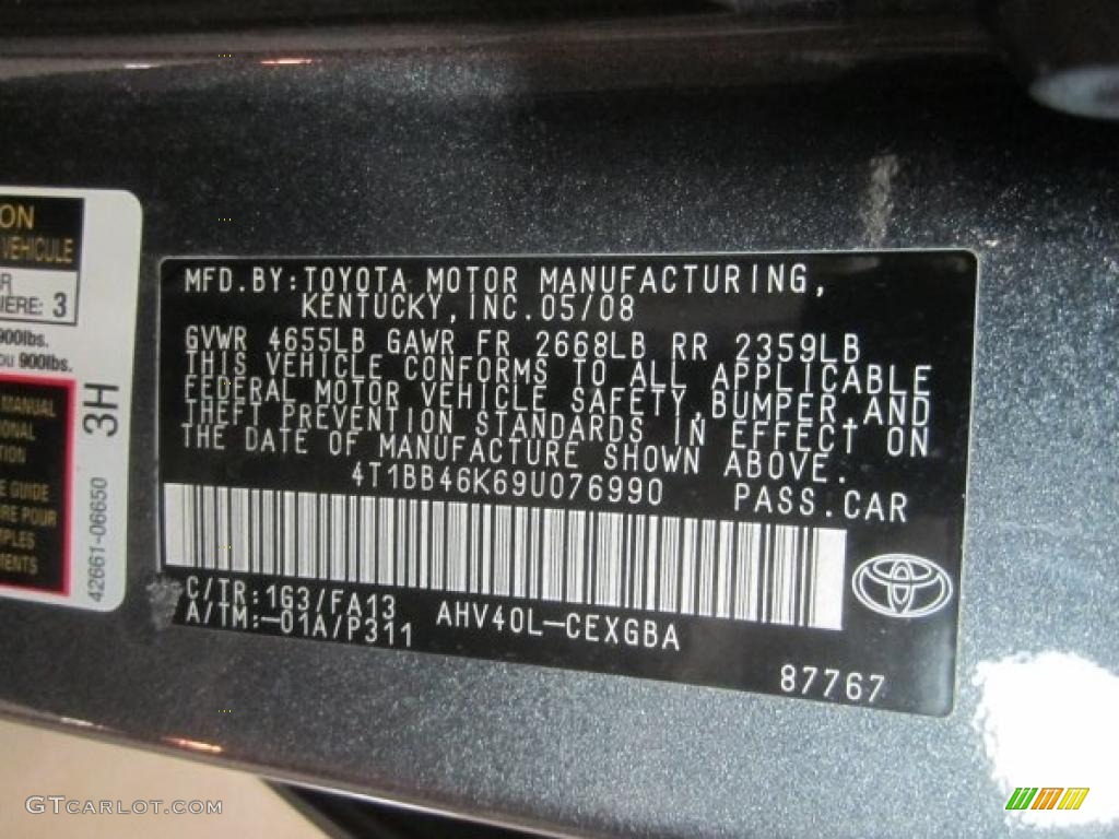 2009 Camry Hybrid - Magnetic Gray Metallic / Ash photo #8