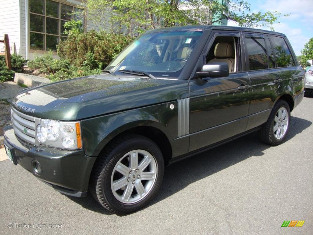 2006 Range Rover HSE - Tonga Green Pearl / Sand/Jet photo #7