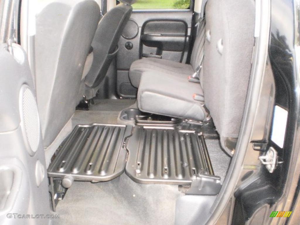 Dark Slate Gray Interior 2002 Dodge Ram 1500 SLT Quad Cab 4x4 Photo #48727490