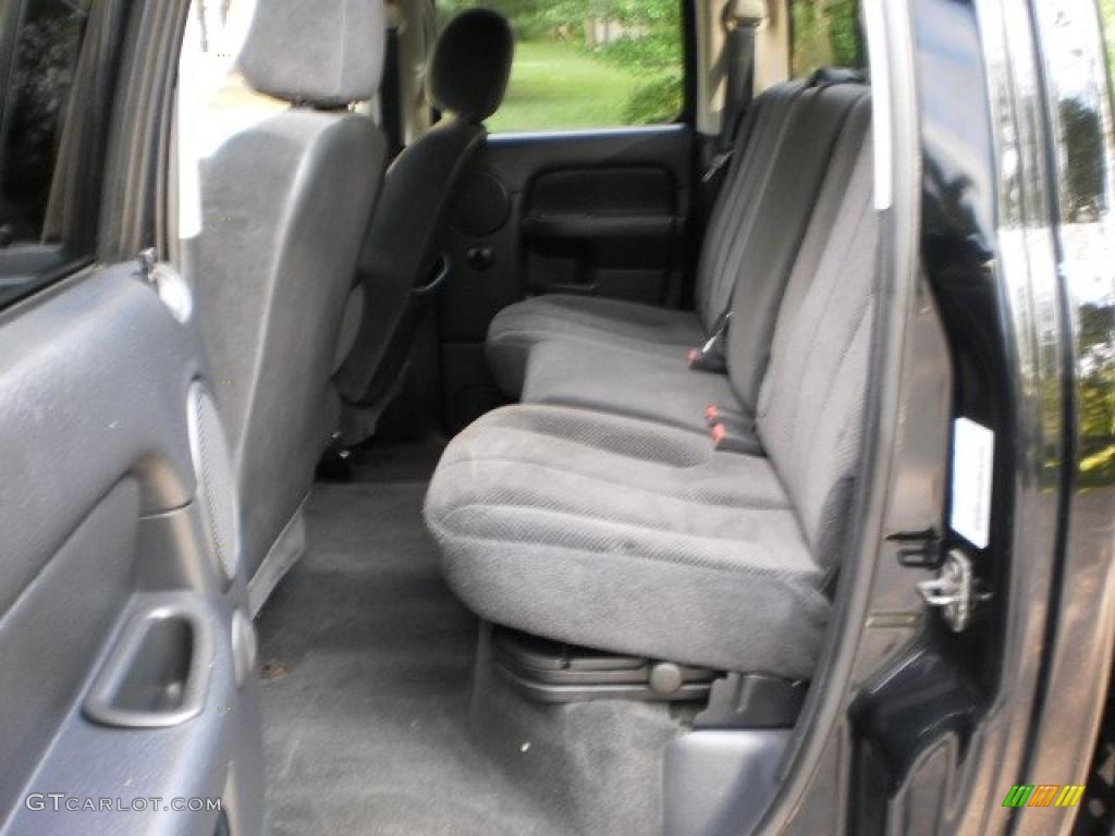 Dark Slate Gray Interior 2002 Dodge Ram 1500 SLT Quad Cab 4x4 Photo #48727496