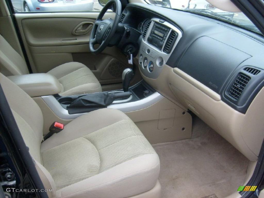Medium Pebble Beige Interior 2005 Mazda Tribute s 4WD Photo #48728093