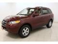 2007 Dark Cherry Red Hyundai Santa Fe GLS  photo #3