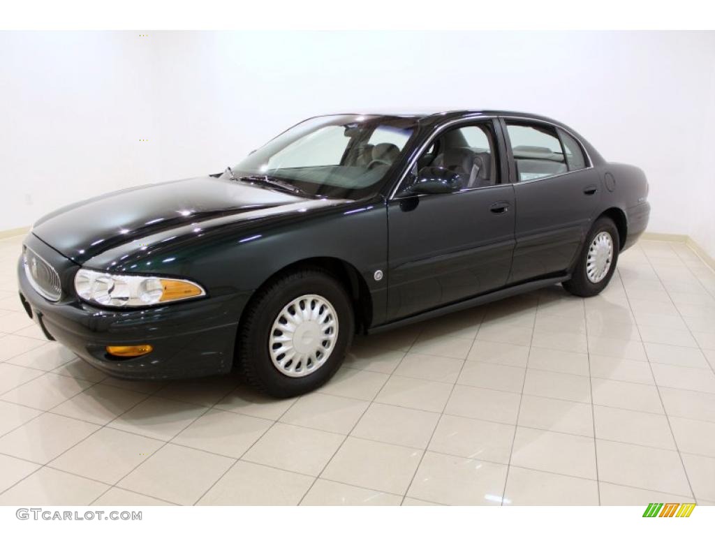 2001 LeSabre Custom - Dark Polo Green Metallic / Medium Gray photo #3