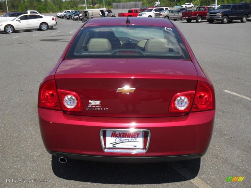 2011 Malibu LT - Red Jewel Tintcoat / Cocoa/Cashmere photo #3