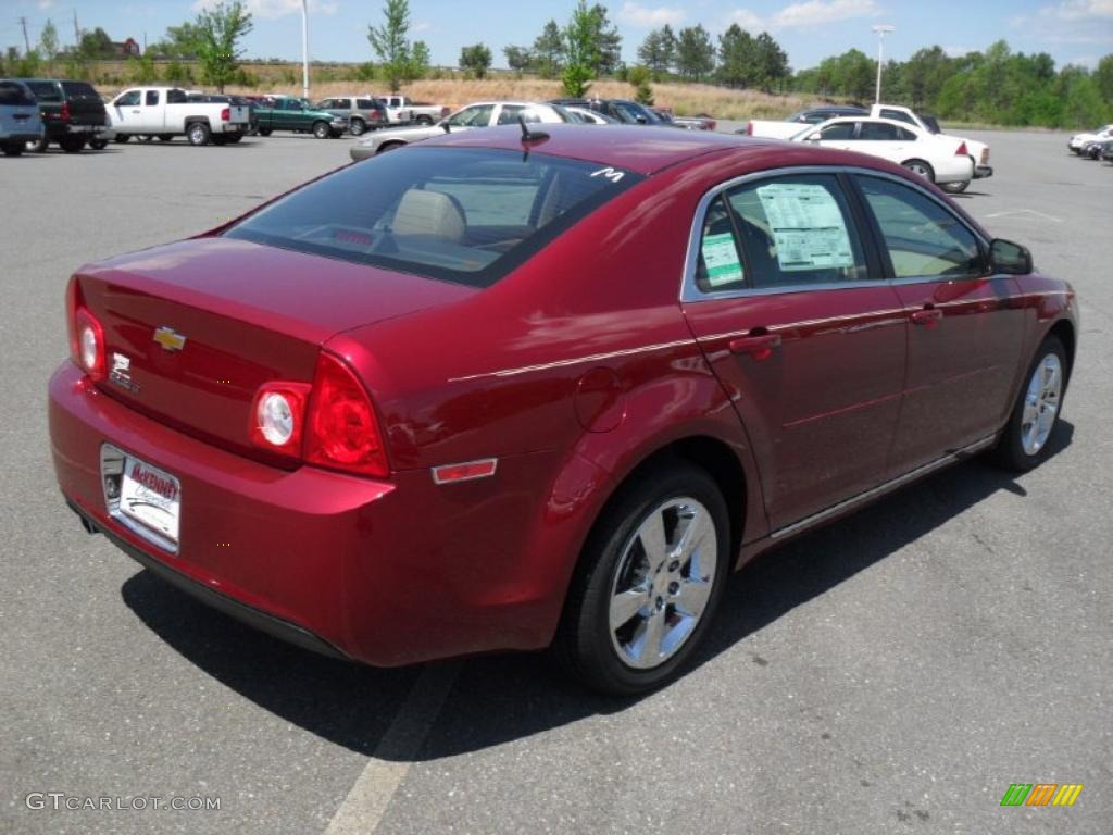 2011 Malibu LT - Red Jewel Tintcoat / Cocoa/Cashmere photo #4