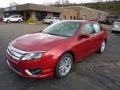 2011 Red Candy Metallic Ford Fusion SEL  photo #5