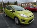 2011 Lime Squeeze Metallic Ford Fiesta SE Hatchback  photo #1