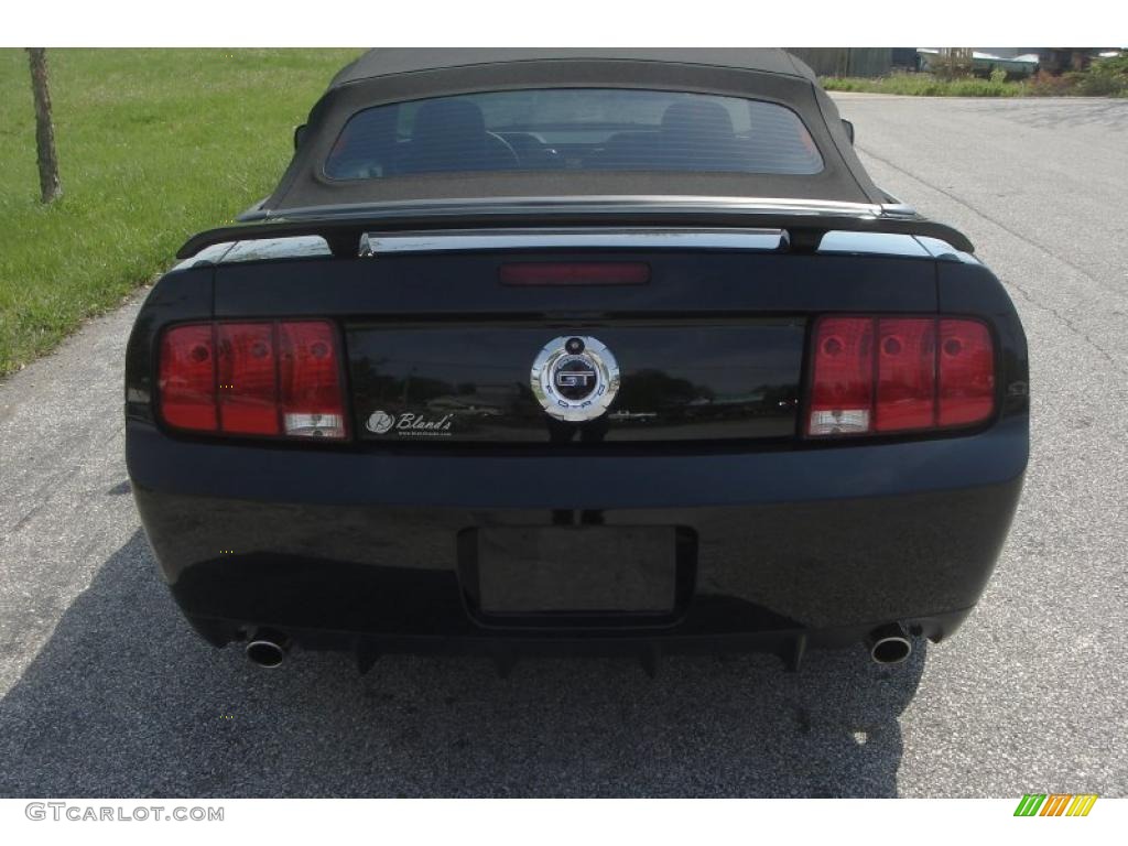 2007 Mustang GT/CS California Special Convertible - Black / Black/Dove Accent photo #3