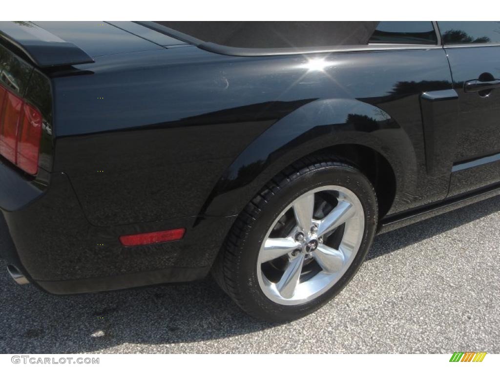 2007 Mustang GT/CS California Special Convertible - Black / Black/Dove Accent photo #5