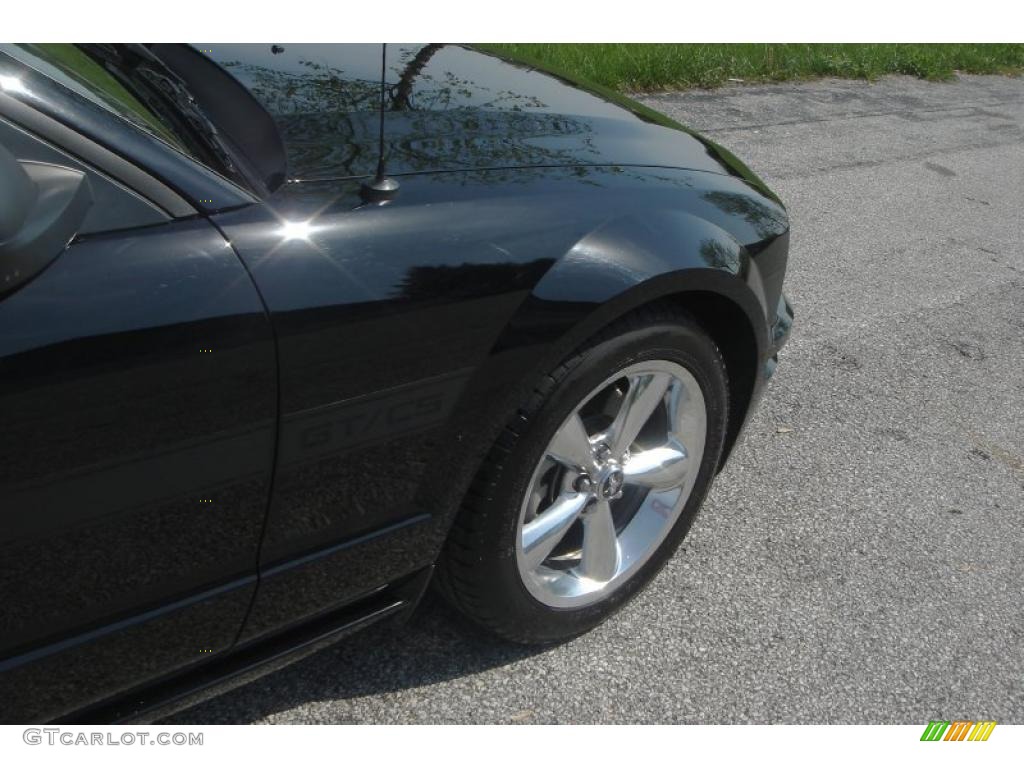 2007 Mustang GT/CS California Special Convertible - Black / Black/Dove Accent photo #7