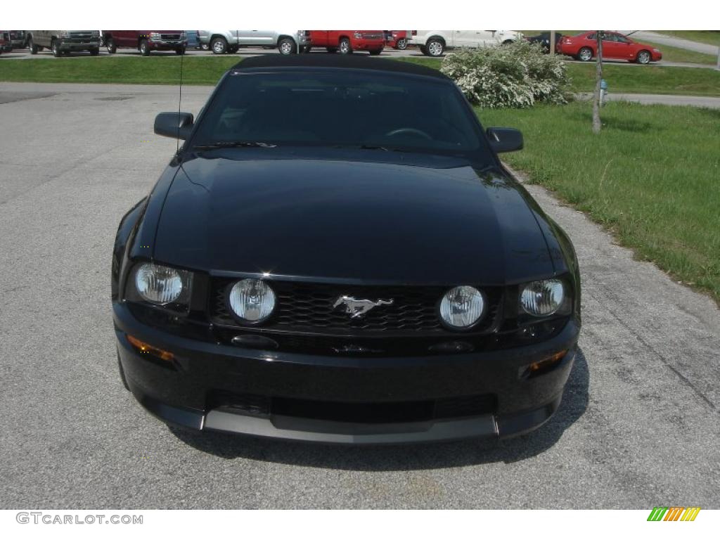 2007 Mustang GT/CS California Special Convertible - Black / Black/Dove Accent photo #10