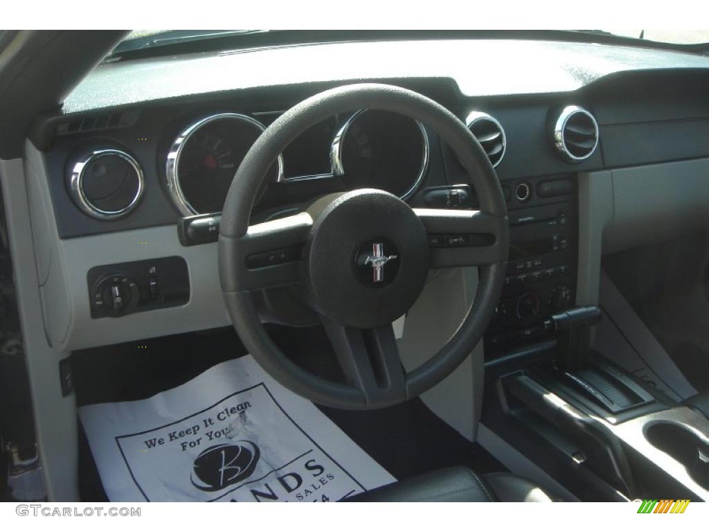 2007 Mustang GT/CS California Special Convertible - Black / Black/Dove Accent photo #15
