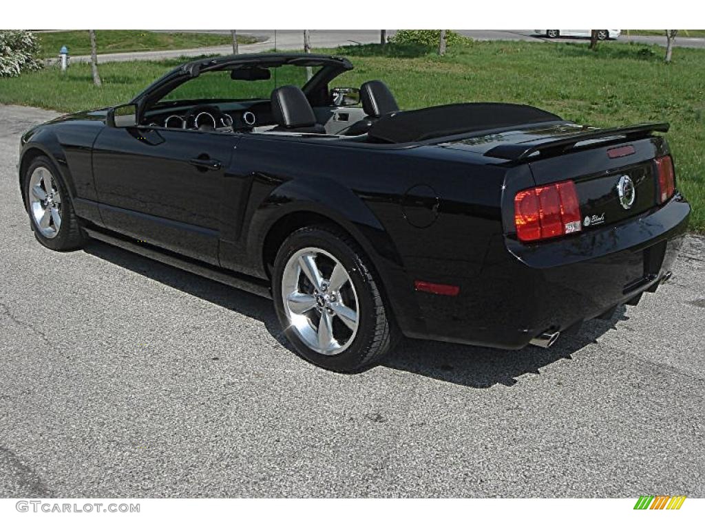 2007 Mustang GT/CS California Special Convertible - Black / Black/Dove Accent photo #33