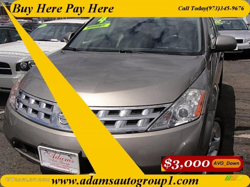 2004 Murano SL AWD - Polished Pewter Metallic / Charcoal photo #1
