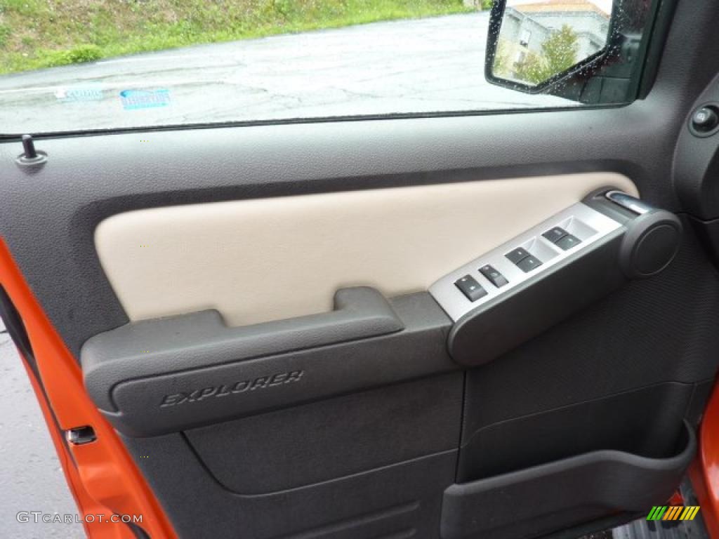 2008 Explorer XLT Ironman Edition 4x4 - Orange Frost Metallic / Black/Stone photo #11