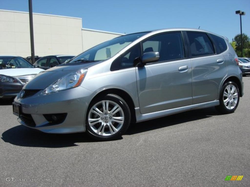 Storm Silver Metallic 2009 Honda Fit Sport Exterior Photo #48733656