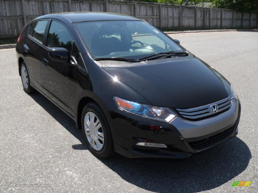 Crystal Black Pearl 2010 Honda Insight Hybrid LX Exterior Photo #48733767