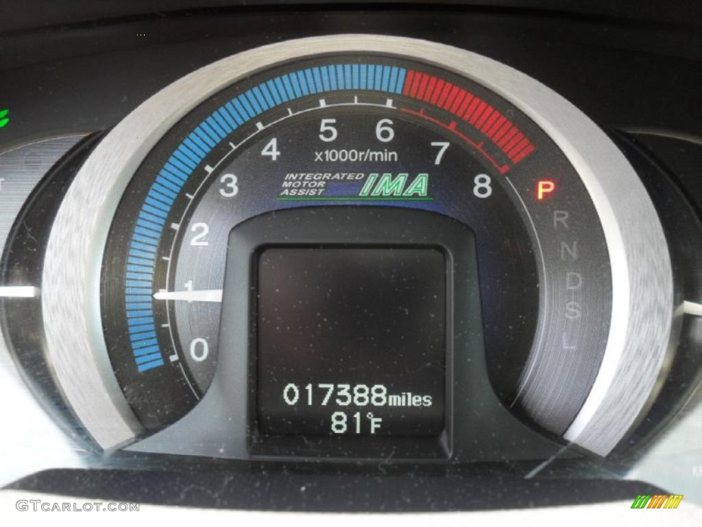 2010 Honda Insight Hybrid LX Gauges Photo #48733896