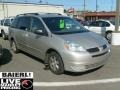 2004 Silver Shadow Pearl Toyota Sienna CE  photo #1