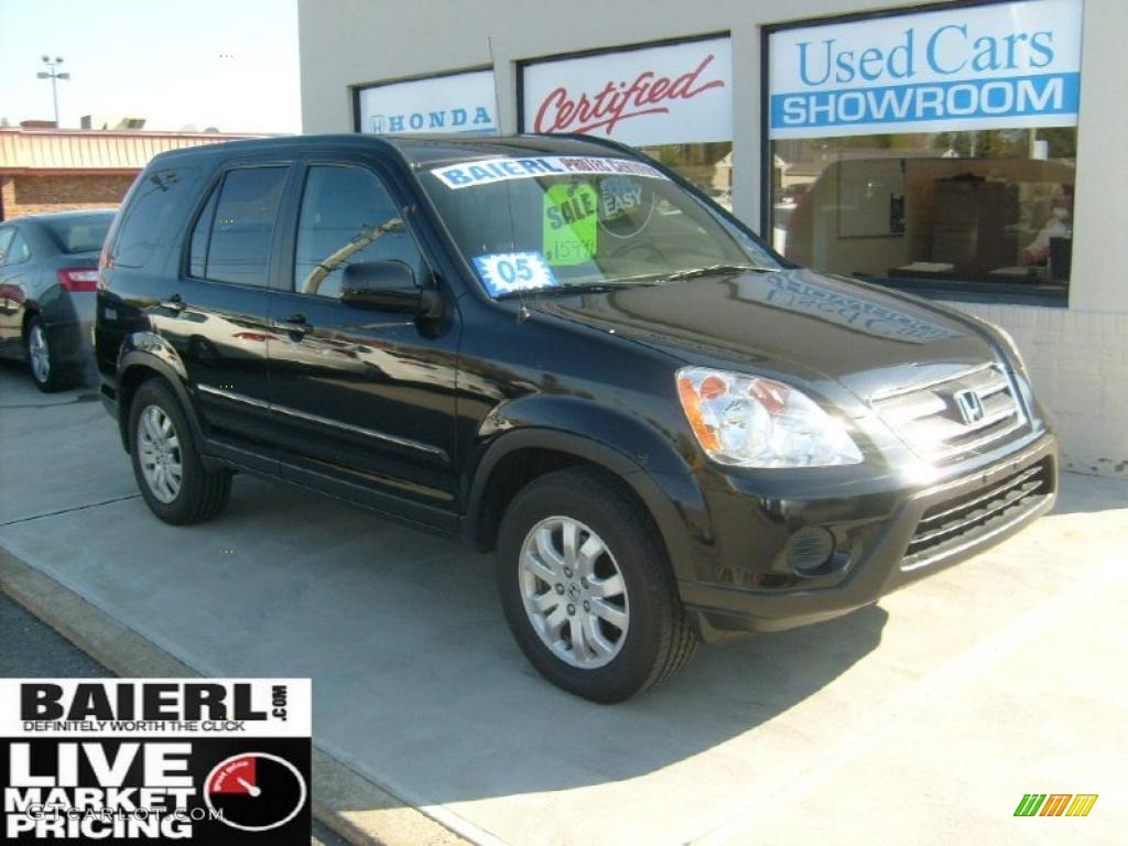 2005 CR-V Special Edition 4WD - Nighthawk Black Pearl / Black photo #1