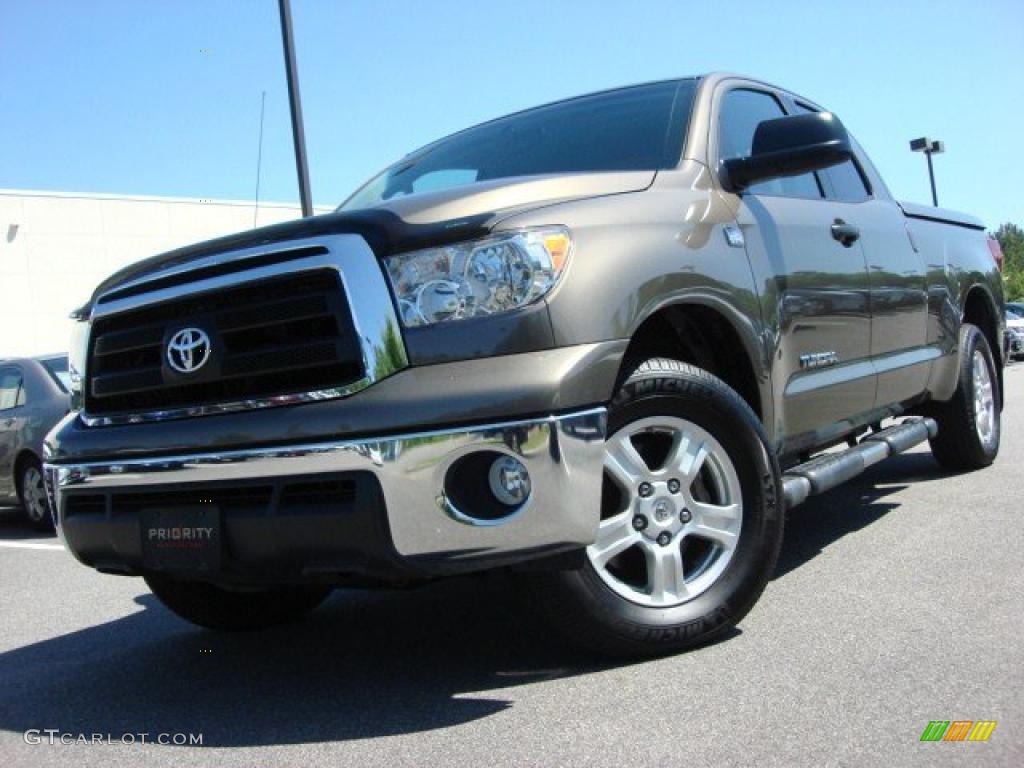 2010 Tundra Double Cab - Pyrite Brown Mica / Sand Beige photo #1