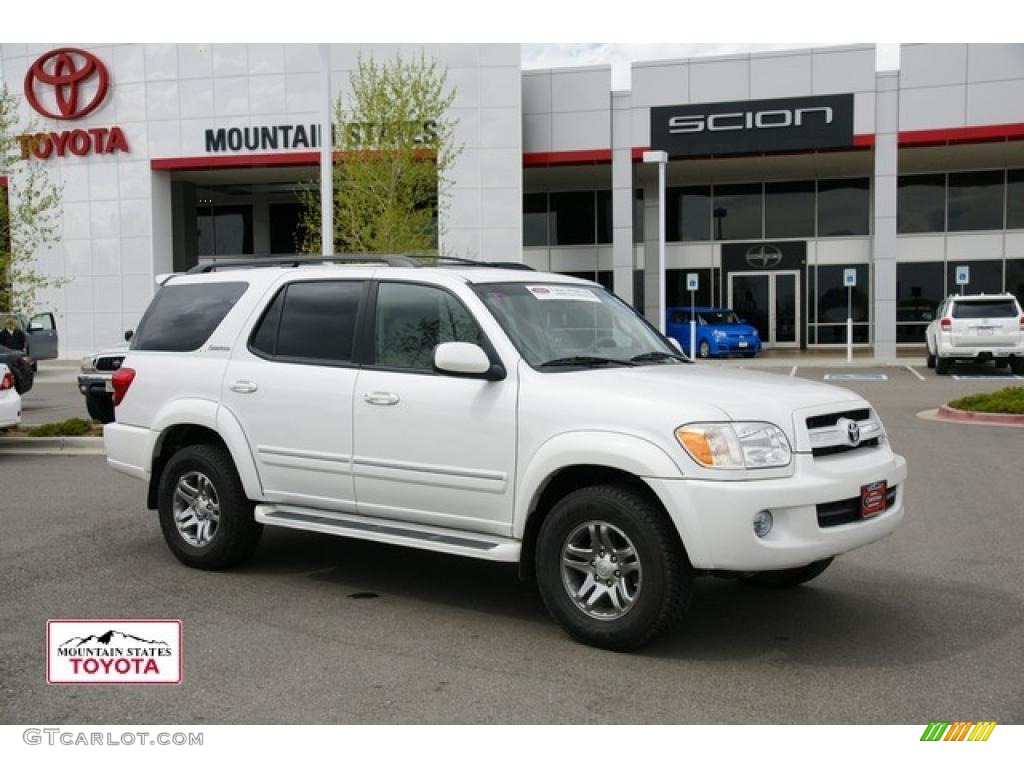 2006 Sequoia Limited 4WD - Natural White / Light Charcoal photo #1