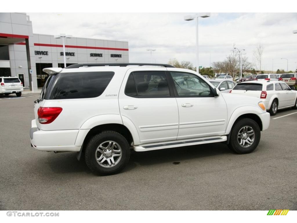 2006 Sequoia Limited 4WD - Natural White / Light Charcoal photo #2
