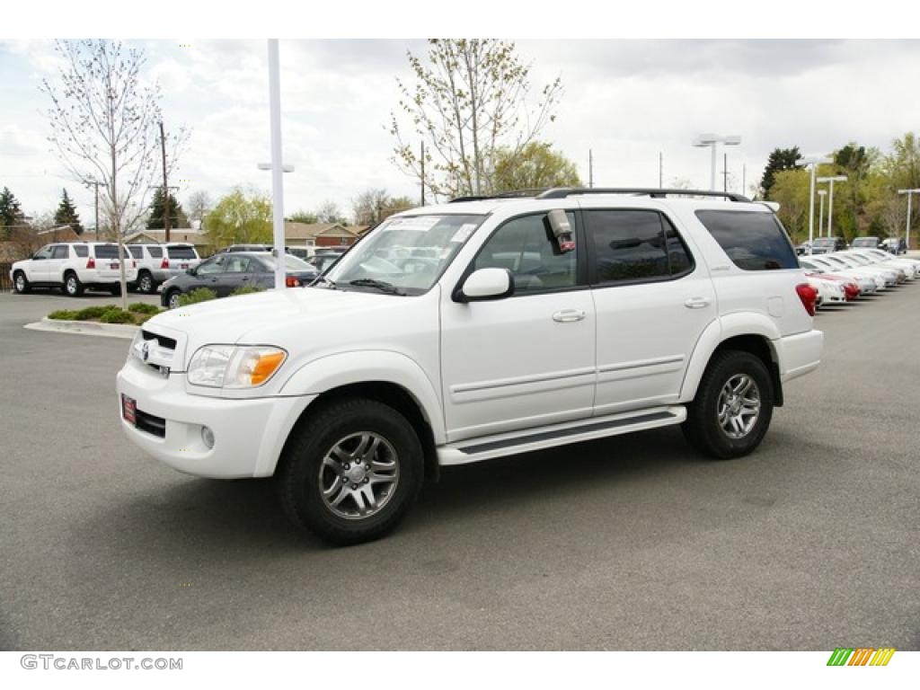 2006 Sequoia Limited 4WD - Natural White / Light Charcoal photo #4