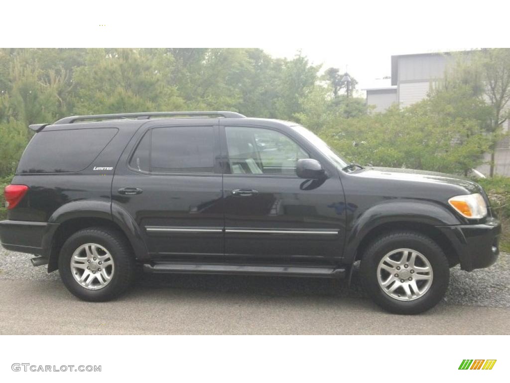 2006 Sequoia Limited - Black / Taupe photo #1