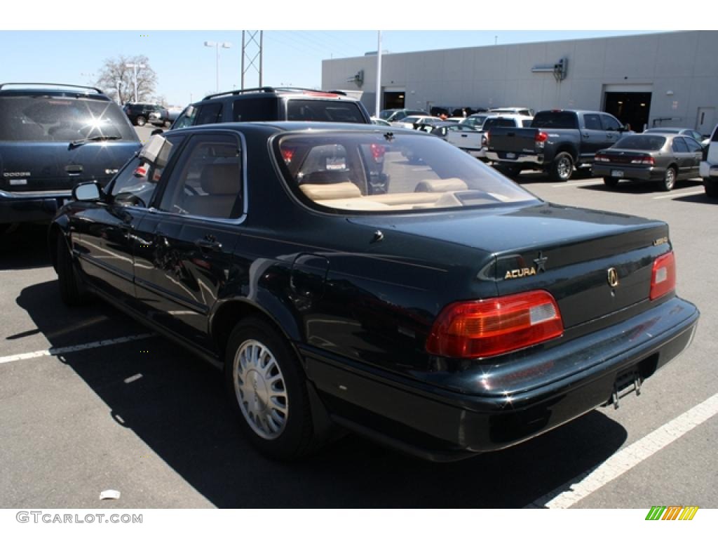 1993 Legend L Sedan - Geneva Green Pearl / Ivory photo #3