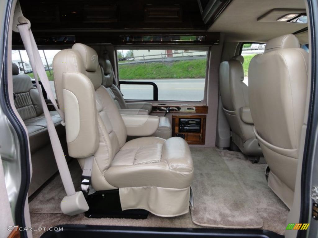 Neutral Interior 2003 Chevrolet Express 1500 LS Passenger Conversion Van Photo #48739110