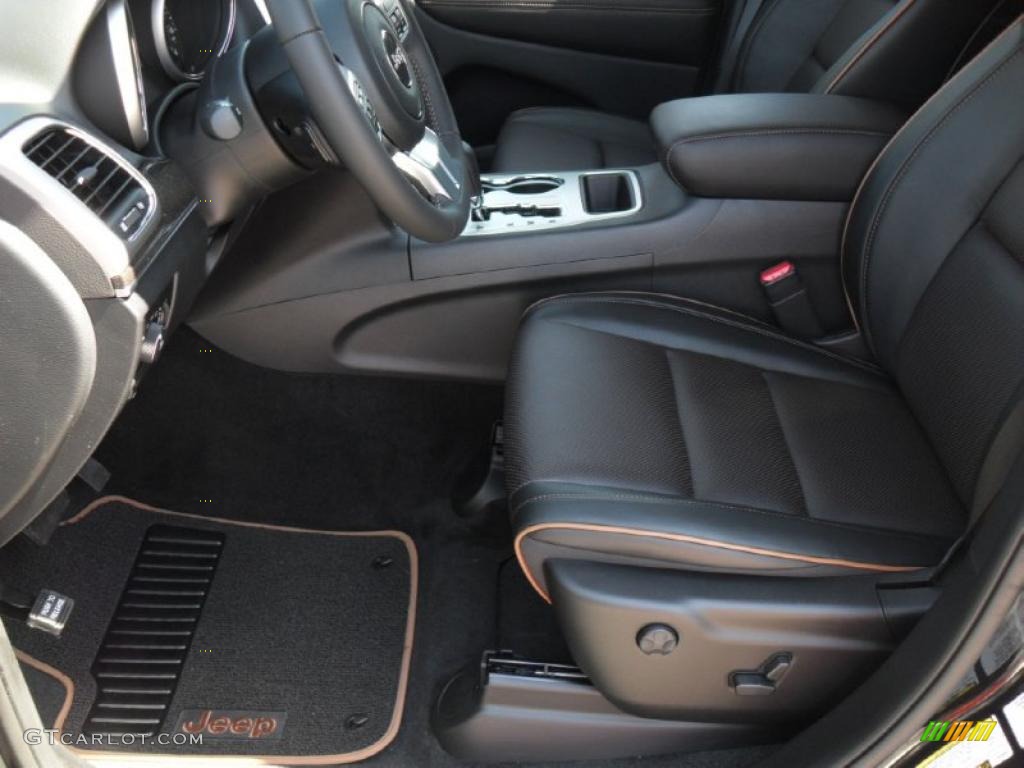 Black/Dark Olive Interior 2011 Jeep Grand Cherokee Laredo X 70th Anniversary 4x4 Photo #48739398