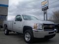 Sheer Silver Metallic - Silverado 2500HD Regular Cab 4x4 Photo No. 3