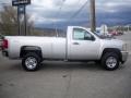 Sheer Silver Metallic - Silverado 2500HD Regular Cab 4x4 Photo No. 4