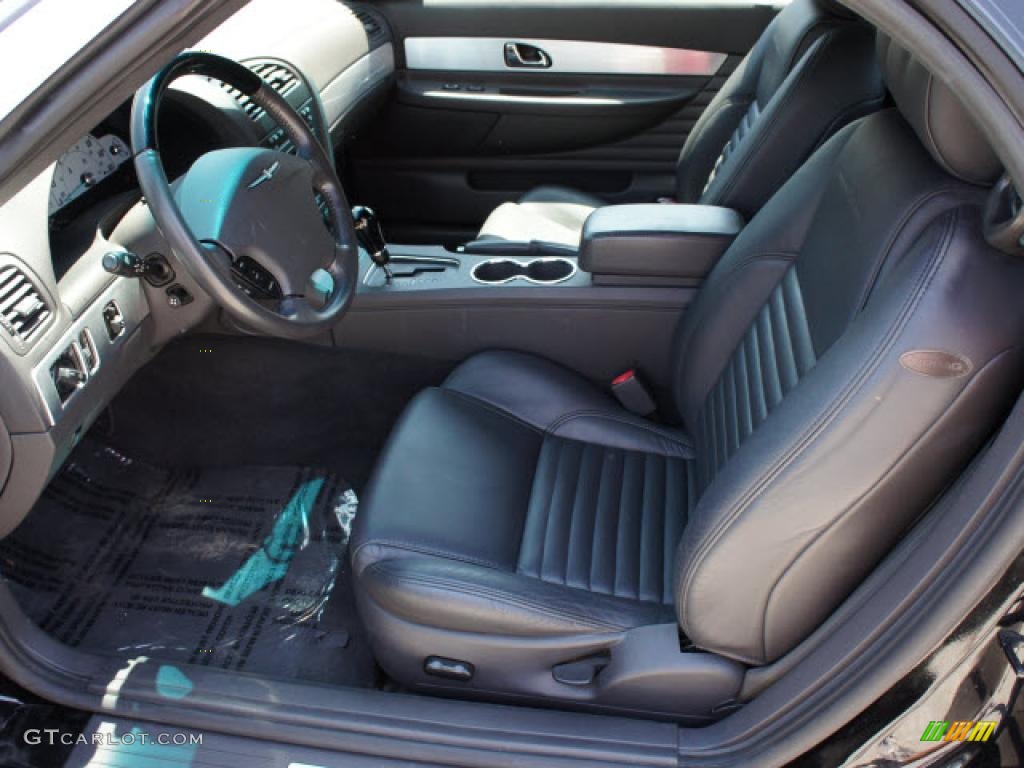 Midnight Black Interior 2002 Ford Thunderbird Premium Roadster Photo #48741678